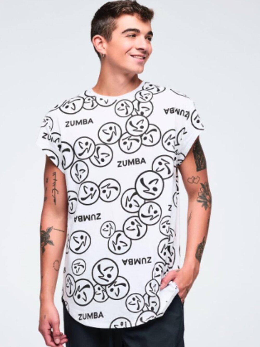 Zumba Basic Men's Round Hem Tee